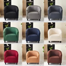 Elastic Stretch Tub Chair Cover Armchair Seat Sofa Covers Full Slipcover case UK