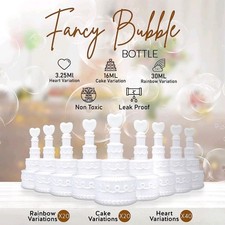 Wedding Bubbles Heart Tubes