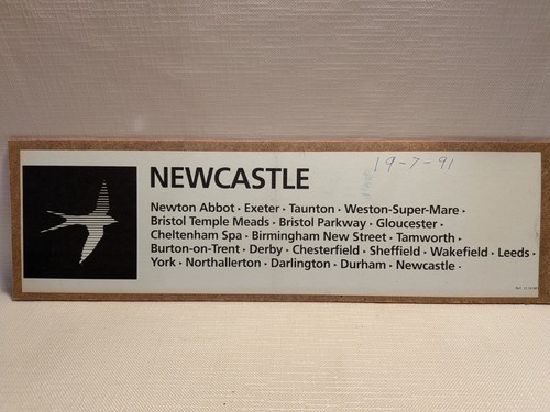 Destination label single - single, sided