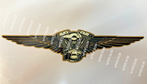 Twin wings decal harl - ,