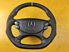 2003 MERCEDES R230 SL55 AMG STEERING WHEEL WITH AIRBAG LEATHER ALCANTARA