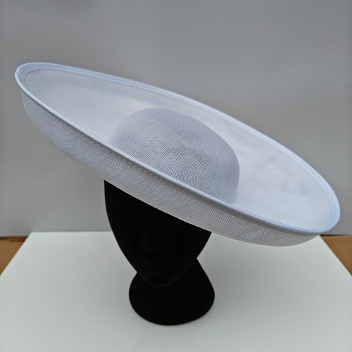 White large wide brim - large,
