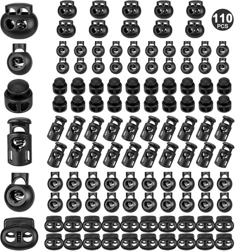 110pcs plastic cord locks - 110pcs,