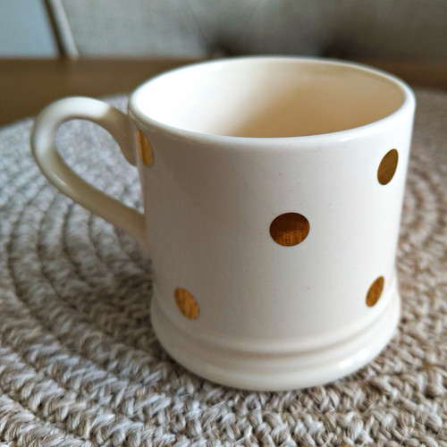Emma bridgewater gold - gold, polka