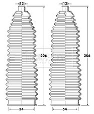 BORG & BECK Steering Rack