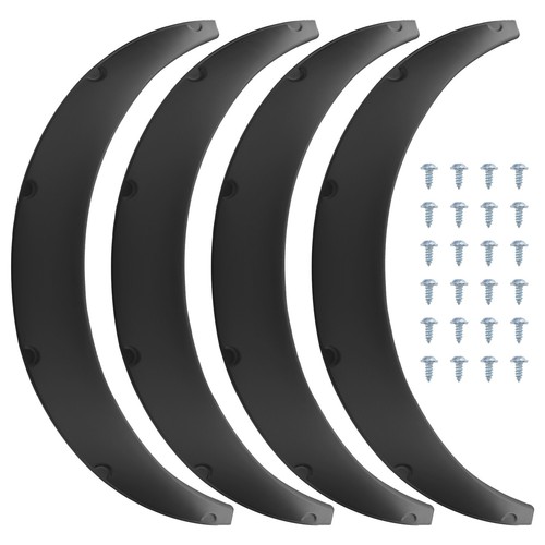 Black fender flares wheel - black,