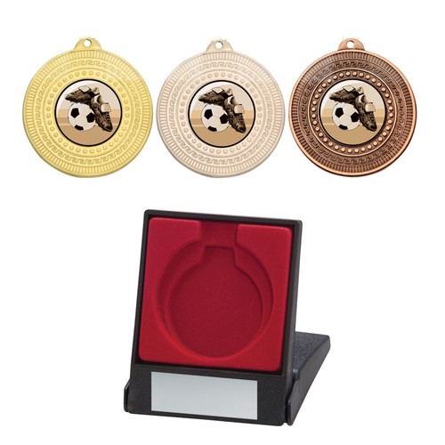 Boxed medals gold - medals,