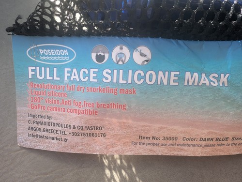 Full face snorkel mask diving - full,