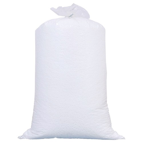 White polystyrene bead filling - white,