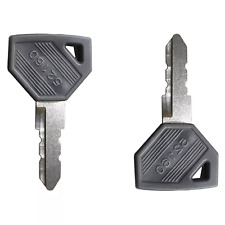 2 Pcs Ignition Keys 198360-52160 for Yanmar Excavator Grader Dozer John Deere