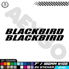 2x HONDA BLACKBIRD Vinyl Decal Stickers Bike Motorbike Motorcycle Mod Sponsor