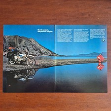 1985 BMW R80 GS - Original AD Advertising Advertising Vintage