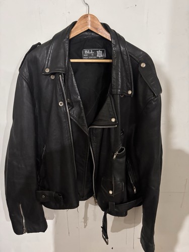 Vintage bll black cowhide - vintage,