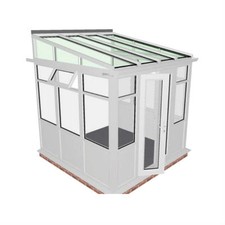 2.5m x 2.5m DIY LEAN TO - EUROCELL CONSERVATORY***ALL SIZES AVAILABLE***