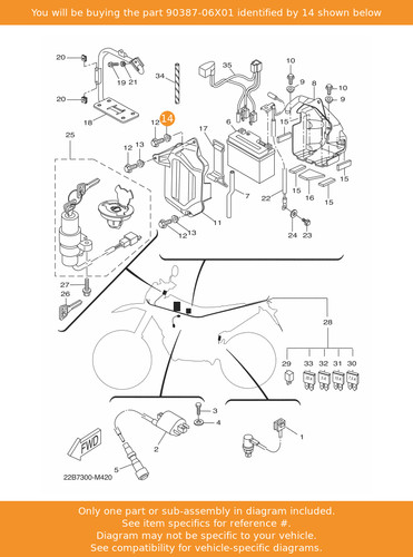 Yamaha collar 90387 06x01 oem - 90387-06x01,