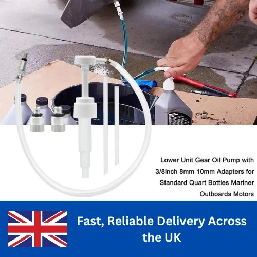 Gear oil filling - oil, pump
