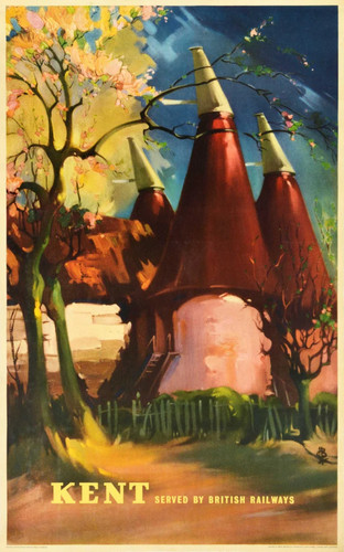 Kent british railways oast - british,