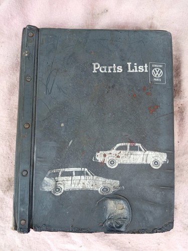 Type 1500 parts list book - vw,