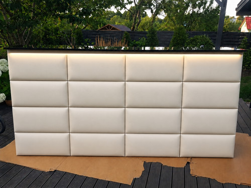 Reception counter 120cm led - counter,
