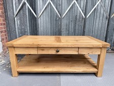 Solid Oak TV/Coffee Table with