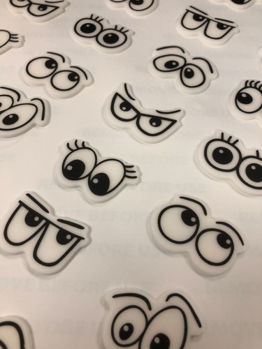 Edible sugar eyes - sugar, halloween