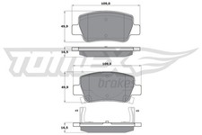 REAR BRAKE PAD SET DISC BRAKE