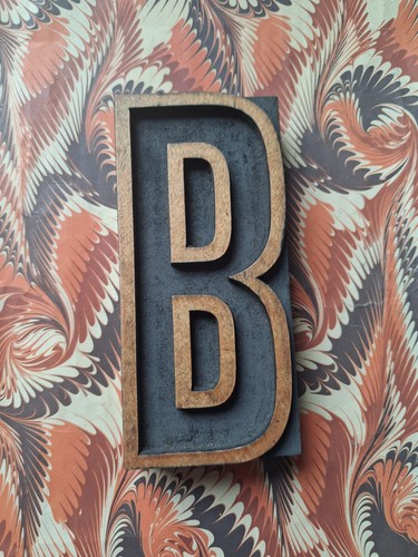 Large wooden letterpress - large,