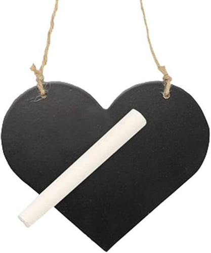 Heart chalk board - chalk,