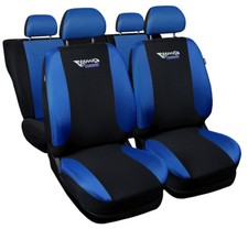  CAR SEAT COVERS fit Suzuki Ignis blue/black sport style full set