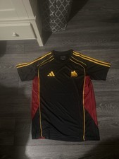 Roma Training Shirt – Black/Gold/Red – Size L – UK STOCK – BNWT- 1 Day Dispatch