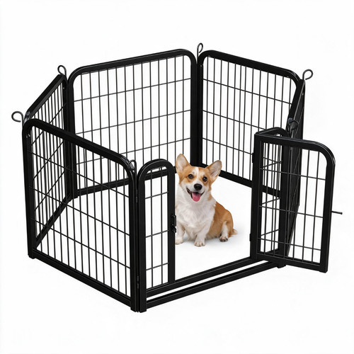 6panel dog pet puppy playpen - dog,