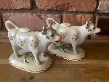 Early Staffordshire Cow Creamers Pair of