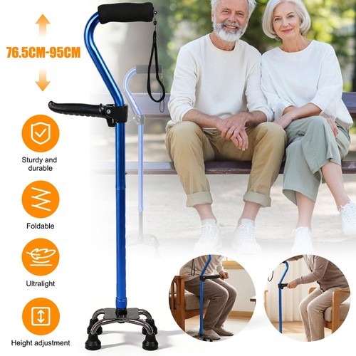 Adjustable walking cane with - adjustable,