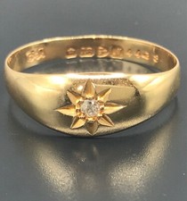 Antique 18ct diamond gypsy