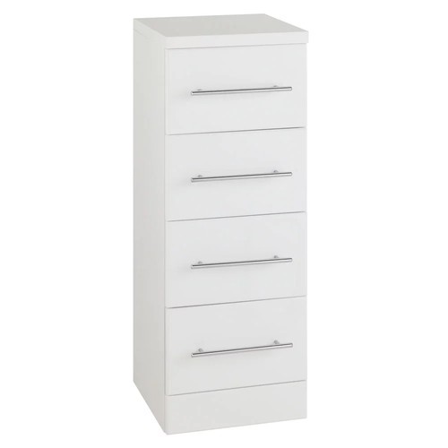 Gloss white bathroom cupboard - gloss,