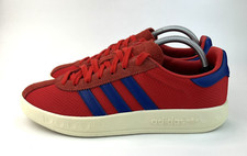Adidas Trimm Trab Mesh Terrace Trainers Red Blue Sneakers UK Size 7.5