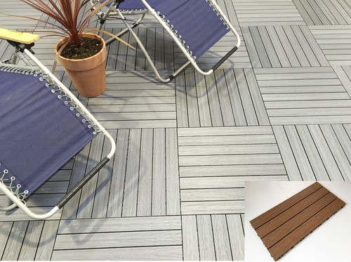 Composite decking tiles wpc - tiles,