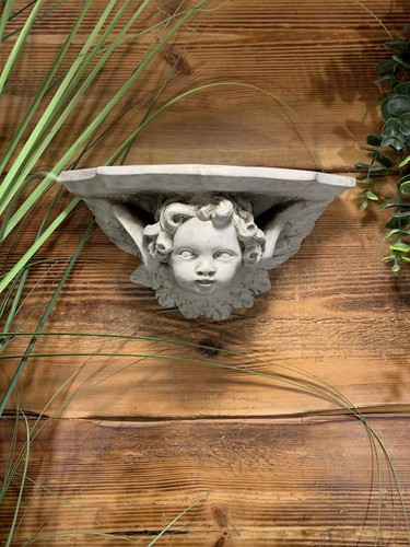 Stone garden cherub - cherub, wings