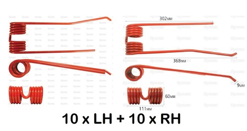 Haytine tedder 10 x - +,