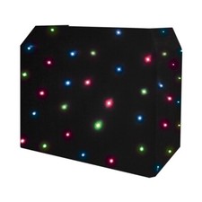Equinox DJ Booth Quad LED Starcloth System - Black (EQLED12N)