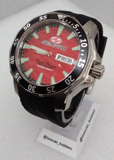 Sea Pro Mens Divers Scuba Dragon Professional Watch Ltd Ed 1000m WR, Day & Date