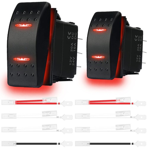 2pcs momentary rocker switch - momentary,