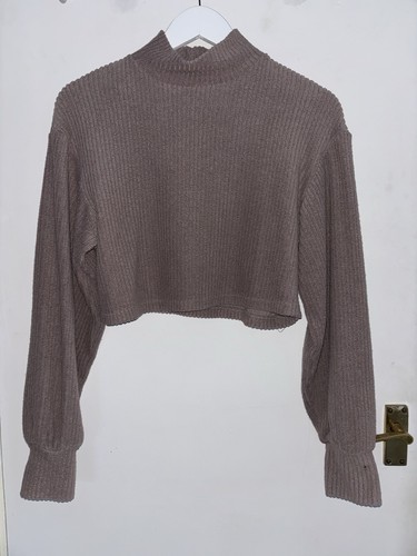Bershka jumper cropped - cropped, xs