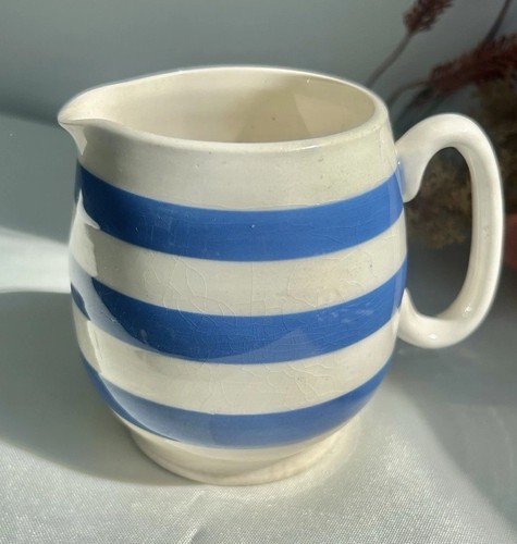 Vtg blue white striped - blue,