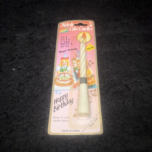 Vintage melodic cake - "melodic, candles"