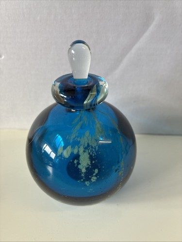 Mdina glass perfume bottle - mdina,