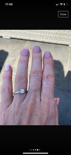 Leo diamond engagement ring - leo,