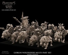 Orc Goblin Wolf Riders x5