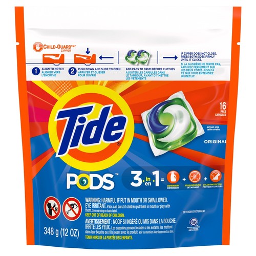 Tide pods laundry - 3-in-1,