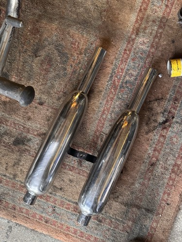 Triumph pre unit mufflers - pre,